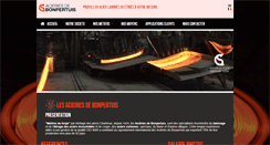 Desktop Screenshot of bonpertuis-steel.com